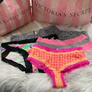 🍃 Victoria Secret PINK Panties 5 pieces